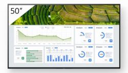 Sony FW-50BZ30L Signage Display Digital signage flat panel 127 cm [50"] LCD Wi-Fi 440 cd/m² 4K Ultra HD Black Android 24/7 