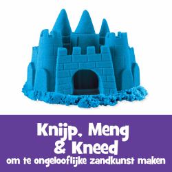 Spin Master Kinetic Sand , 2lbs Blue Play Sand, Moldable Sensory Toys for Kids, Resealable Bag [Packaging May Vary], for Ages 3 and up 