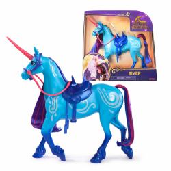 Spin Master Unicorn Academy , River with 2 Riding Accessories, 11”, Compatible with Isabel, Dolls & Unicorn Toys for Girls Ages 4 and up 