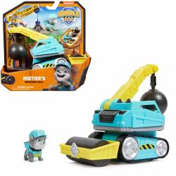 Spin Master Rubble & Crew , Motor’s Wrecking Ball Toy Truck with Action Figure and Movable Construction Toys, Kids Toys for Ages 3 and Up 