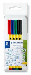 Staedtler Noris writing pen 307 fineliner Black, Blue, Green, Red 4 pc[s] 