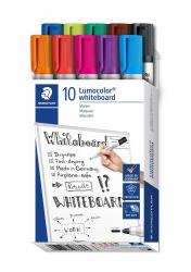 Staedtler Lumocolor 351 B10 marker 10 pc[s] Bullet tip Black, Blue, Brown, Green, Light Blue, Light Green, Orange, Pink, Red, Violet 