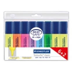 Staedtler Textsurfer 364 A WP8 marker 8 pc[s] Chisel tip Blue, Green, Orange, Purple, Violet, Yellow 