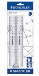 Staedtler 562 152 PB ruler 150 mm Plastic Transparent 2 pc[s] 