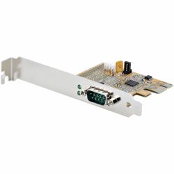 StarTech.com PCI Express Serial Card, PCIe to RS232 [DB9] Serial Interface Card, PC Serial Card w/ 16C1050 UART, Standard or Low Profile Brackets, COM Retention, Windows & Linux 