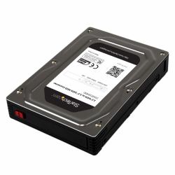 StarTech.com 2.5” to 3.5” SATA Aluminum Hard Drive Adapter Enclosure with SSD / HDD Height up to 12.5mm 