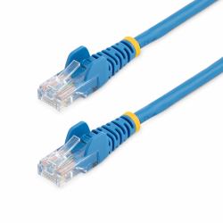 StarTech.com Cat5e Ethernet Patch Cable with Snagless RJ45 Connectors - 0.5 m, Blue 