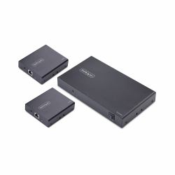 StarTech.com 4-Port HDMI Extender and Splitter Over CAT6, 4K 60Hz, Up to 230ft [70m], 1x4 HDMI over Ethernet Distribution Kit with IR and Power Over Cable 