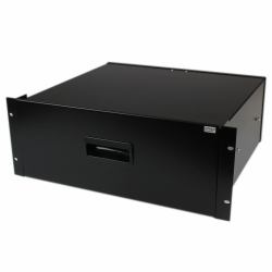 StarTech.com 4U Black Steel Storage Drawer for 19in Racks and Cabinets 