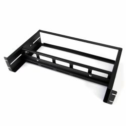 StarTech.com 2U DIN Rail Kit for Standard 19" Rack - Adjustable Depth Rackmount DIN Rail with Top Hat, Mini, G Rails, 27lbs/12.5kg Weight Capacity 