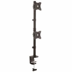 StarTech.com Desk-Mount Dual Monitor Mount, Vertical, Steel - For up to two 27" or 34" Ultrawide [22lb/10kg] VESA Mount Displays 