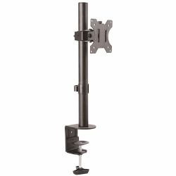 StarTech.com Single Monitor Desk Mount - Single Screen Heavy Duty Pole Mount for up to 34" [17.6lb/8kg] VESA Compatible Displays - Ergonomic Height Adjustable Monitor Arm Mount - Desk Clamp/Grommet 