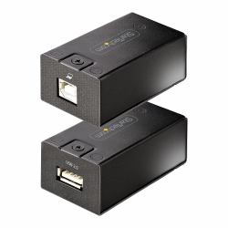 StarTech.com 150m [492ft] USB 2.0 Extender over Cat5e/Cat6 Ethernet Cable, Externally Powered USB Extender via RJ45/Network Cable, USB Over Ethernet Cable Extender/Adapter - TAA 