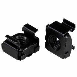 StarTech.com 50-Pack M5 Square Hole Cage Nuts and Installation Tool for 19" or 10" Server Racks, Cabinets and Enclosures, Black - TAA 