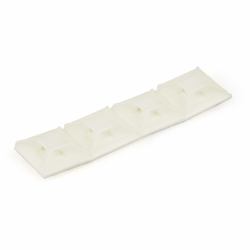 StarTech.com 100 Pack Cable Tie Mounts with Adhesive Tape for 0.13 in. [3.2 mm] Wide Ties - Nylon/Plastic Zip Tie Mounts - Electrical/Network Cable Wrap Mounts / 94V-2 Fire & UL Rated TAA 