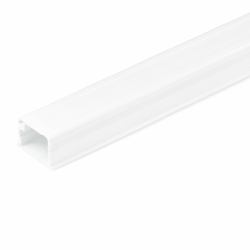 StarTech.com Solid Cable Management Raceway with Adhesive Tape & Cover, 3/4"[19mm]W x 1/2"[13mm]H - 6ft[1.8m] length, PVC Network/Power Cord Hider Kit - Wall Wire Duct System, UL Listed 