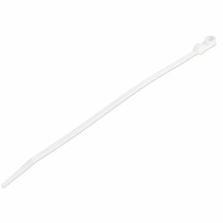 StarTech.com 8"[20cm] Cable Ties with Mounting Hole - 1/8"[4mm] wide, 2"[52mm] Bundle Diameter, 50lb[22kg] Tensile Strength, Nylon 66 Self Locking Ties w/Screw Hole, UL Listed, 100 Pack 