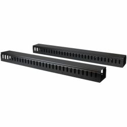 StarTech.com Vertical Cable Organizer with Finger Ducts - 0U - 6 ft. 