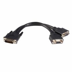 StarTech.com 8in LFH 59 Male to Dual Female VGA DMS 59 Cable 