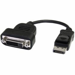 StarTech.com DisplayPort to DVI Adapter - Active DisplayPort to DVI-D Adapter/Video Converter 1080p - DP 1.2 to DVI Monitor Cable Adapter Dongle - DP to DVI Adapter - Latching DP Connector 