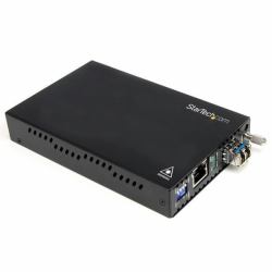 StarTech.com Fiber Media Converter Gigabit 1000Mbps MM Fibre LC 550m 