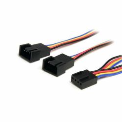StarTech.com 12in 4 Pin Fan Power Splitter Cable - F/M 