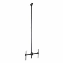 StarTech.com TV Ceiling Mount - Full-Motion Universal Hanging Single Screen Mount with Adjustable Telescopic Long Pole - Tilt / Swivel - VESA Bracket for 32”-75" Displays 