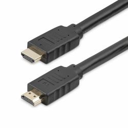 StarTech.com 30ft [9.1m] HDMI 2.0 Cable - 4K 60Hz Active HDMI Cable - CL2 Rated for In Wall Installation - Long Durable High Speed UHD HDMI Cable - ARC, HDR, 18Gbps - Male to Male Cord - Black 