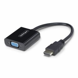 StarTech.com HDMI to VGA Adapter, Active Video Converter For Laptop/Desktop, 1920x1080 [1080p], HDMI Source to VGA Monitor/Display/Projector 