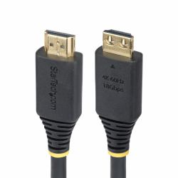 StarTech.com 30cm [1ft] High Speed HDMI Cable with Gripping Connectors, 4K 60Hz/1440p 144Hz, HDR10/HDCP 2.2/ARC, 18Gbps, UHD HDMI Cord for TV/Monitor/Display, TPE Jacket 