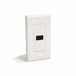 StarTech.com Single Outlet Female HDMI Wall Plate White 