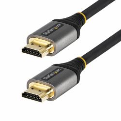 StarTech.com 6ft [2m] HDMI 2.1 Cable 8K - Certified Ultra High Speed HDMI Cable 48Gbps - 8K 60Hz/4K 120Hz HDR10+ eARC - Ultra HD 8K HDMI Cable - Monitor/TV/Display - Flexible TPE Jacket 