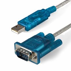 StarTech.com 3ft [91cm] 1-Port USB to RS232 DB9 Serial Adapter Cable, USB to Serial Adapter Cable - M/M 
