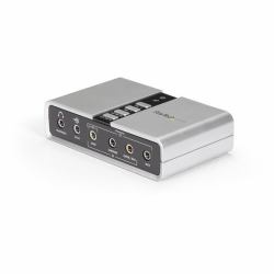 StarTech.com 7.1 USB Audio Adapter External Sound Card with SPDIF Digital Audio 
