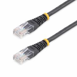 StarTech.com Cat5e Patch Cable with Molded RJ45 Connectors - 1 ft. - Black 