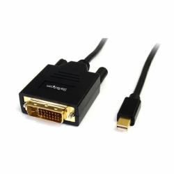 StarTech.com 6ft [1.8m] Mini DisplayPort to DVI Cable - Mini DP to DVI Adapter Cable - 1080p Video - Passive mDP to DVI-D Single Link, mDP or Thunderbolt 1/2 Mac/PC to DVI Monitor/Display 