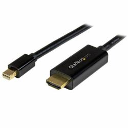 StarTech.com 16.4ft [5m] Mini DisplayPort to HDMI Cable - 4K 30Hz Video - mDP to HDMI Adapter Cable - Mini DP or Thunderbolt 1/2 Mac/PC to HDMI Monitor/Display - mDP to HDMI Converter Cord 