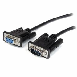 StarTech.com 2m Black Straight Through DB9 RS232 Serial Cable - M/F 