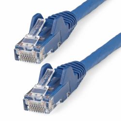 StarTech.com 5m CAT6 Ethernet Cable - LSZH [Low Smoke Zero Halogen] - 10 Gigabit 250Mhz 100W PoE RJ45 10GbE UTP Network Patch Cord Snagless with Strain Relief - Blue, CAT 6, ETL Verified, 24AWG 