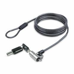 StarTech.com Nano Laptop Cable Lock, 6ft [2m], Anti-Theft Keyed Lock, Security Cable Locks Nano Slot Notebooks, For EliteBook/LenovoX1/2-1 Laptops, Cut-Resistant, Steel Cable Lock For Laptop 