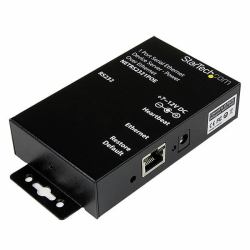 StarTech.com 1 Port RS232 Serial Ethernet Device Server - PoE Power Over Ethernet 