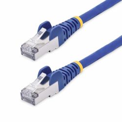 StarTech.com 1m Blue CAT8 Ethernet Cable, Snagless RJ45, 25G/40G, 2000MHz, 100W PoE++, S/FTP, 26AWG Pure Bare Copper Wire, LSZH, Shielded Network Patch Cord w/Strain Reliefs, Individually Tested 