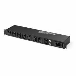 StarTech.com 8-Port Rack-Mount PDU with C13 Outlets - 16 A - 2m Power Cord [BS 1363] - 1U 