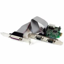 StarTech.com 2S1P Native PCI Express Parallel Serial Combo Card with 16550 UART 