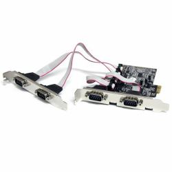 StarTech.com 4 Port Native PCI Express RS232 Serial Adapter Card with 16550 UART 