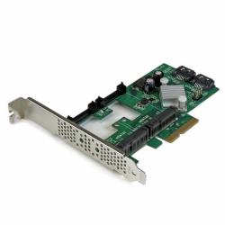 StarTech.com 2-Port PCI Express 2.0 SATA III 6Gbps RAID Controller Card with 2 mSATA Slots and HyperDuo SSD Tiering 
