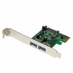 StarTech.com 2 Port PCI Express [PCIe] SuperSpeed USB 3.0 Card Adapter with UASP - SATA Power 