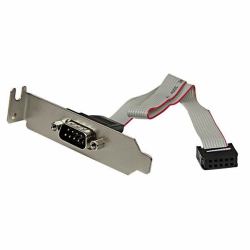 StarTech.com 9 Pin Serial Male to 10 Pin Motherboard Header LP Slot Plate 