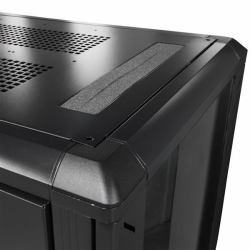 StarTech.com 4-Post 25U Server Rack Cabinet, Lockable 19" Data Rack Cabinet for Computer / AV / IT Equipment, Office / Home Network Rack with Casters & Adjustable Mounting Rails 