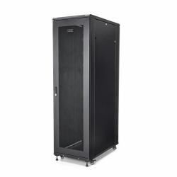 StarTech.com 4-Post 42U Server Rack Cabinet, 19" Data Rack Cabinet for Computer / AV / IT Equipment mount, Rack Server Enclosure with Casters, Full Size Industrial Network Storage 